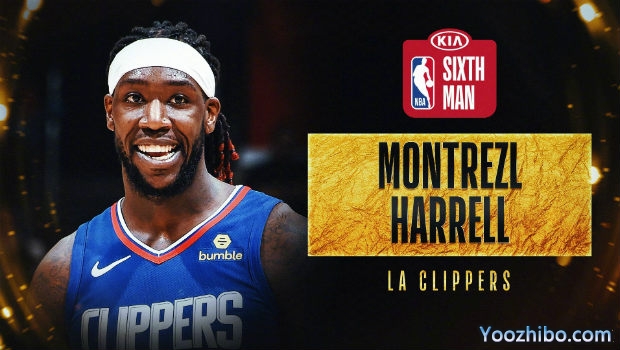 NBA最佳第六人<a href=/24zhibolq/clippers/ target=_blank class=infotextkey>快船</a>前锋哈雷尔当选