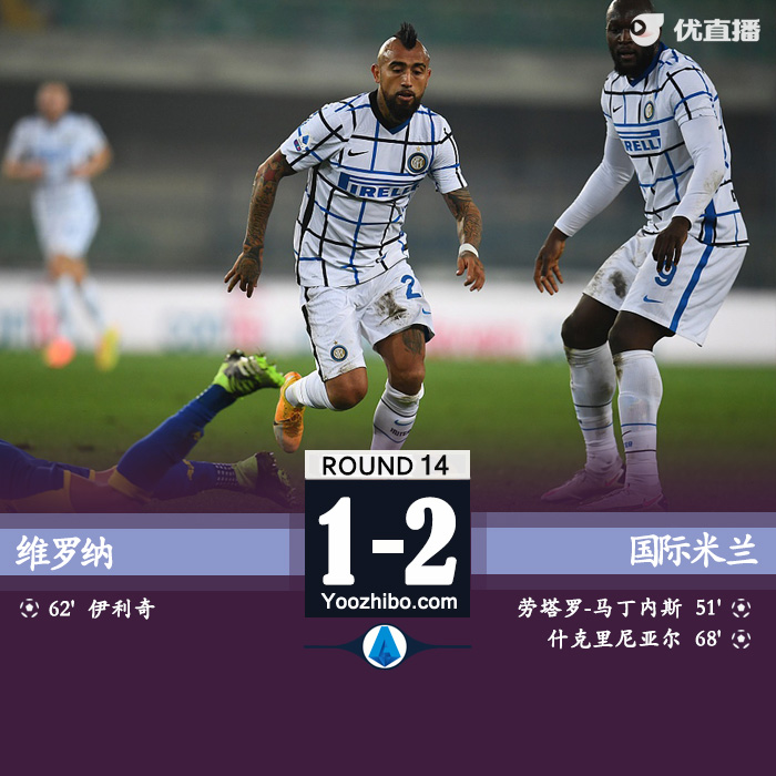 <a href=/24zhibozq/intermilan/ target=_blank class=infotextkey>国际米兰</a>2-1维罗纳