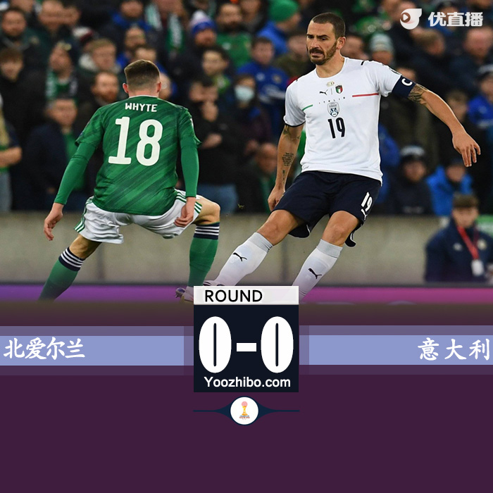 意大利0-0北爱尔兰 场面沉闷机会寥寥