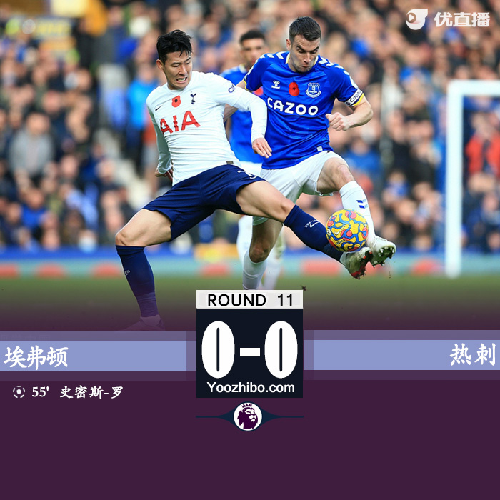 热刺0-0埃弗顿 孔蒂回归英超首秀洛塞尔索中柱