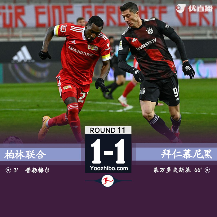 <a href=/24zhibozq/bayern/ target=_blank class=infotextkey>拜仁</a>慕尼黑1-1柏林联合