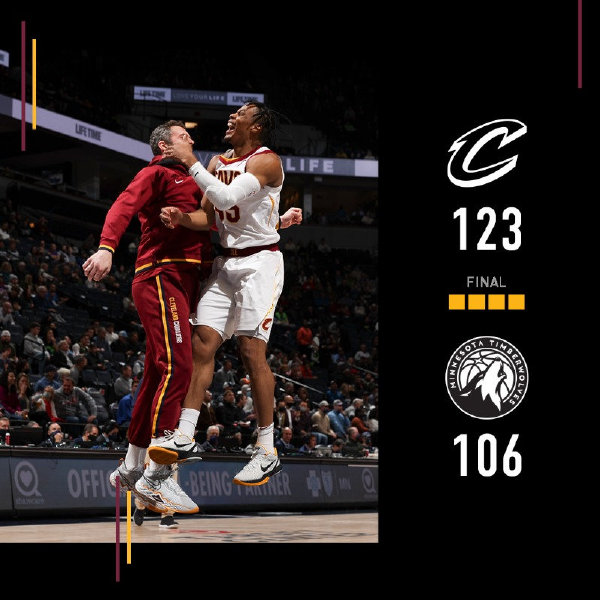 骑士123-106轻取送森林狼 阿伦21+10 乐福18+13