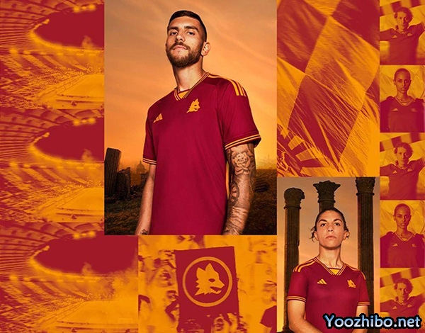 2023-24赛季罗马主客场球衣一览